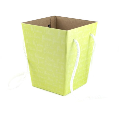 Коробка для букета, 9,3х12х15см, зеленый (в уп. 10 шт.), 2009141521922