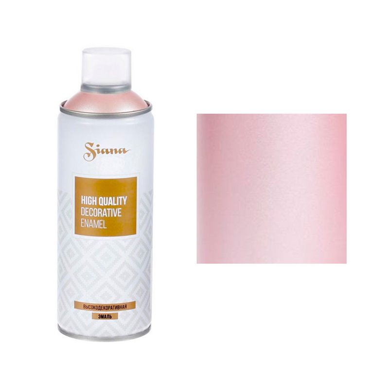 SNM005, Краска-спрей "SIANA high quality", жемчужно-розовый, 4650070342966