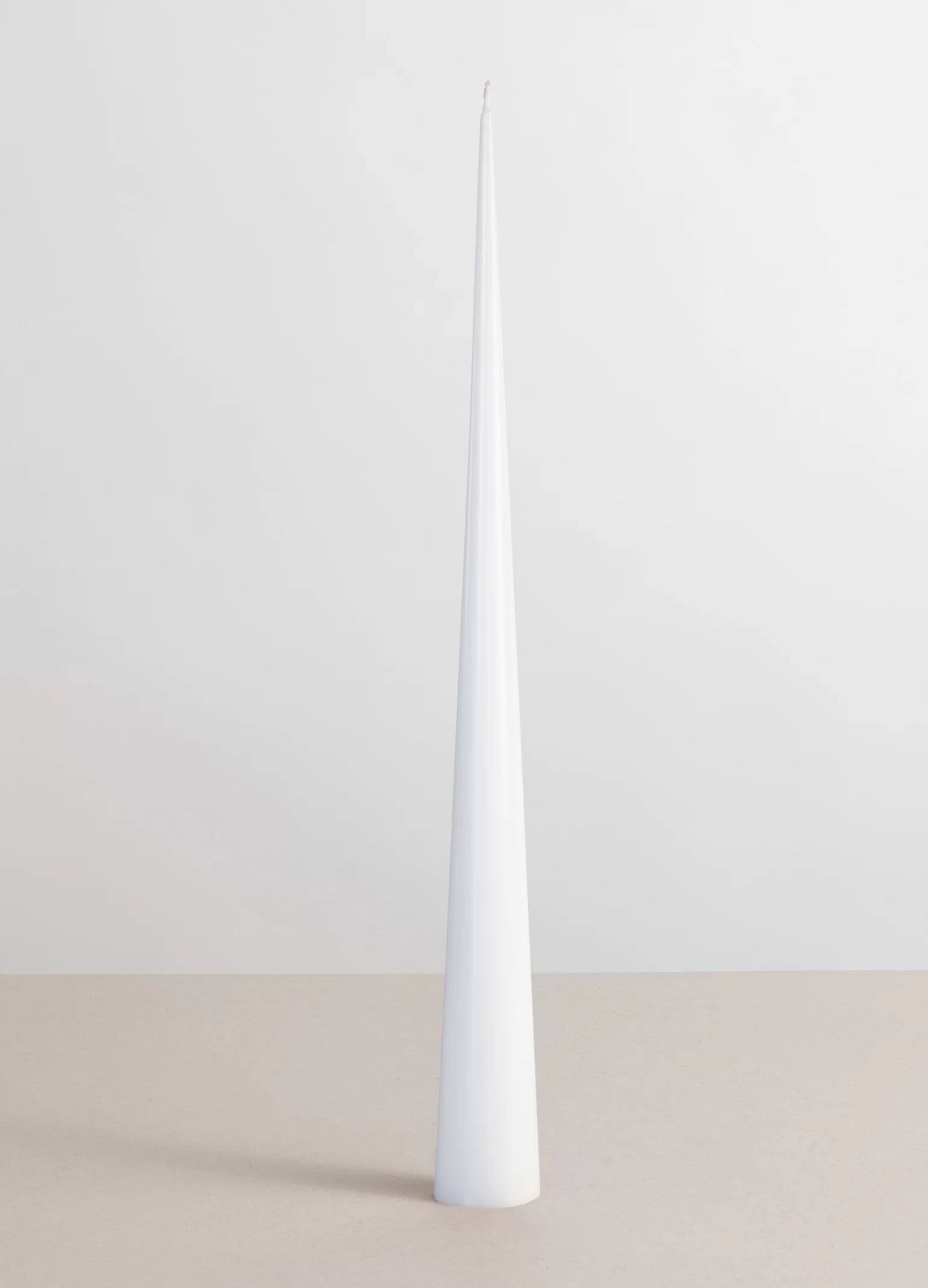 ALD005-1, Свеча конусная (30 часов), 47х5 см, белый, 2009980180540,4627197642675