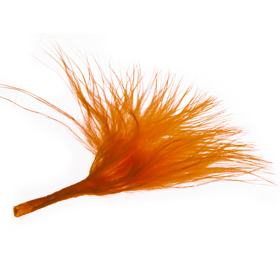 HJ-002-orange, Набор перьев, 36 шт., 13см, оранжевый, 2279141011383