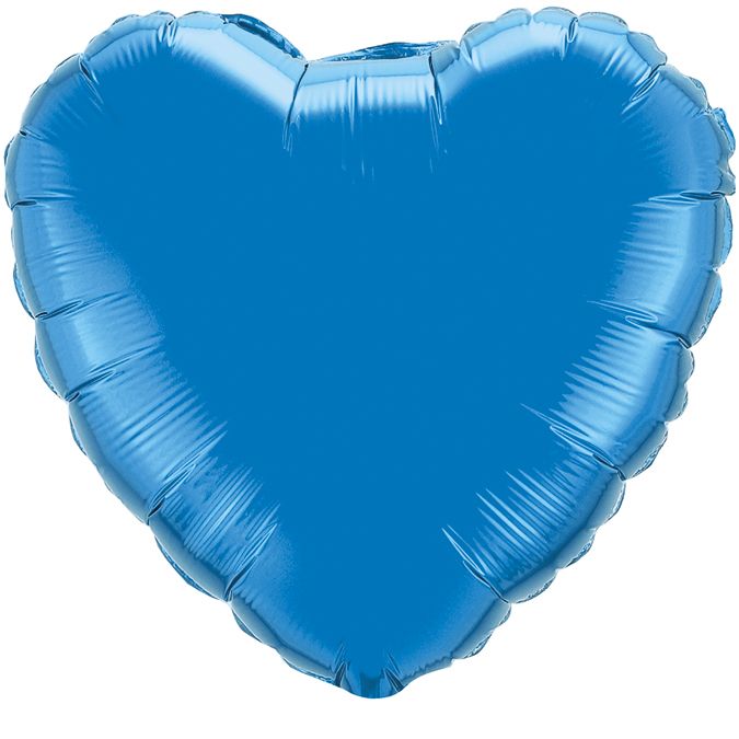 201500A, И 18 Сердце Синий / Heart Blue / 1 шт /, Фольгированный шар (Испания), 4620031225669