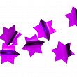 1707504, Конфетти "Звезды лиловые" фольгированные 3 см / 30 г / (Китай), 4 630 038 292 106