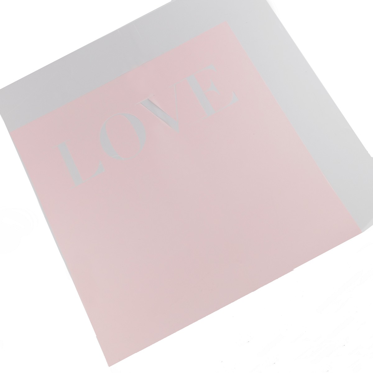 P.CAXL-LOVE-165, Пленка Love, 20 листов, 58х58см, розовый, 4627197646796