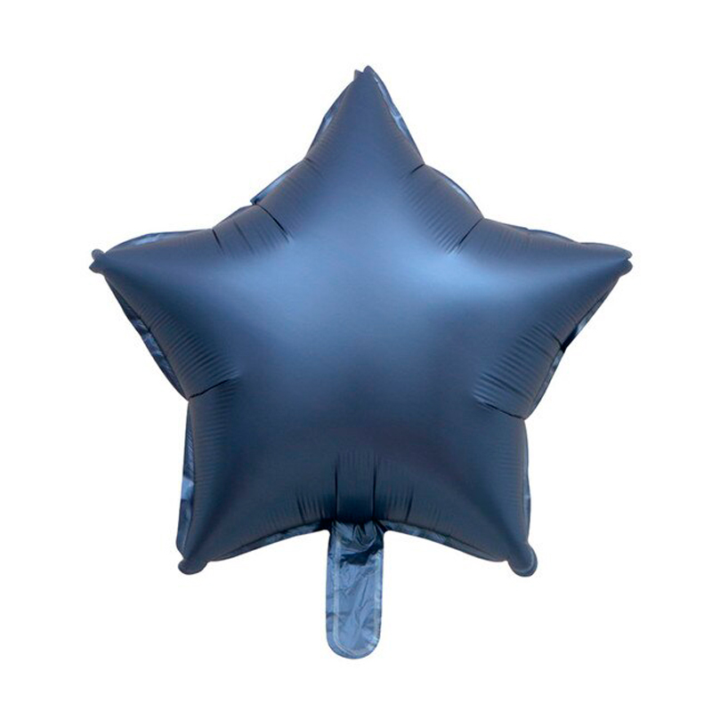 731800CB, К 18 Звезда мистик синий / Star Chrome Blue / 1 шт. / Фольгированный шар (Китай), 4670078729927