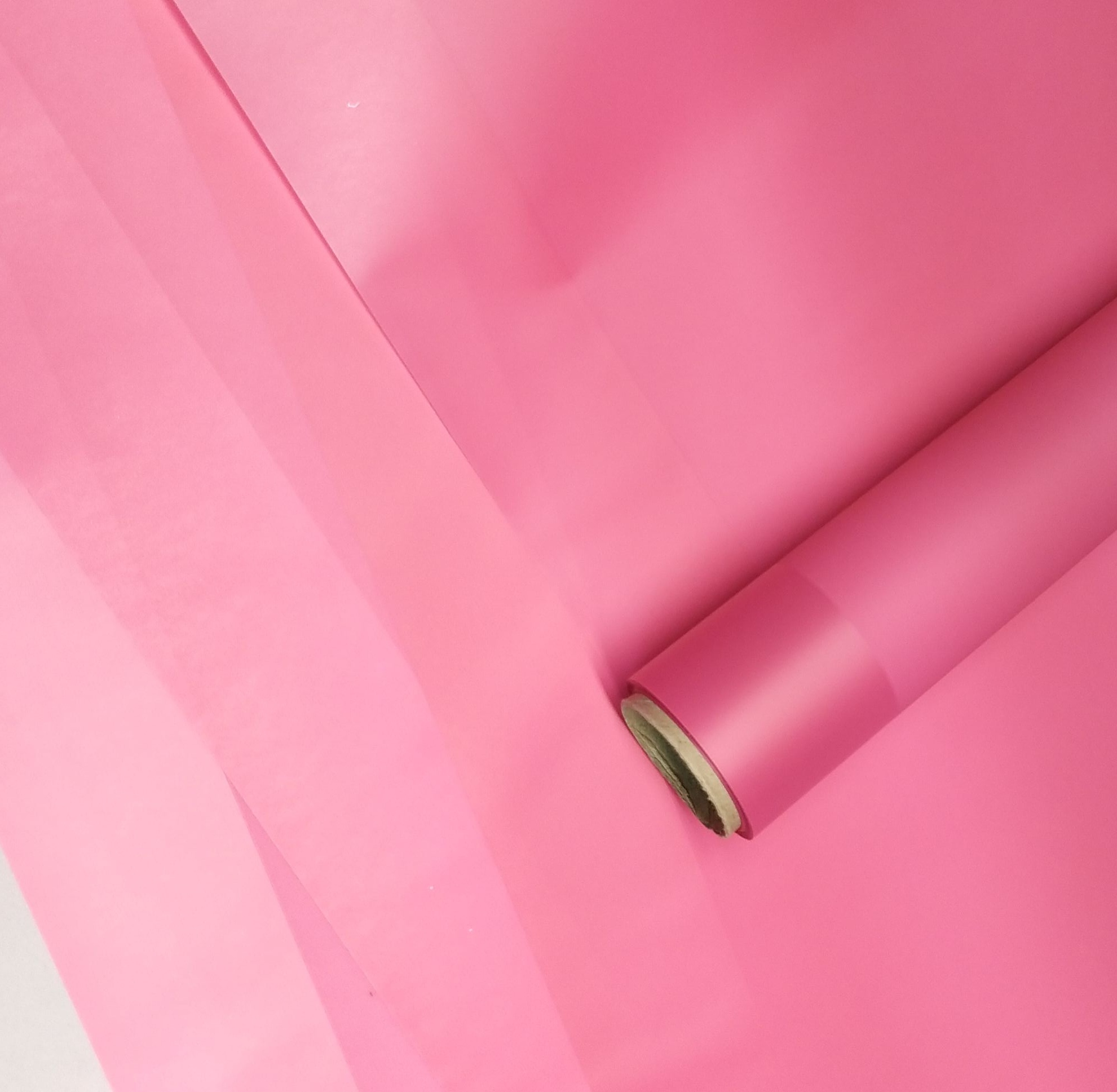 Пленка матовая "Прозрачный кант", 60 смх 10 м, ярко-розовый, 4610115525358