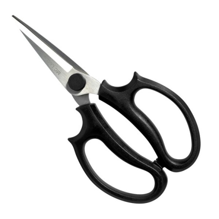 Ножницы для флористов MC-06, 19см*10см, черные ручки (нержавеющая сталь X30Cr13), 4640171724525