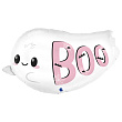 72088G, G 34 Призрак Бу / Chubby Boo Ghost / 1 шт /, Фольгированный шар (Италия), 8050195720889
