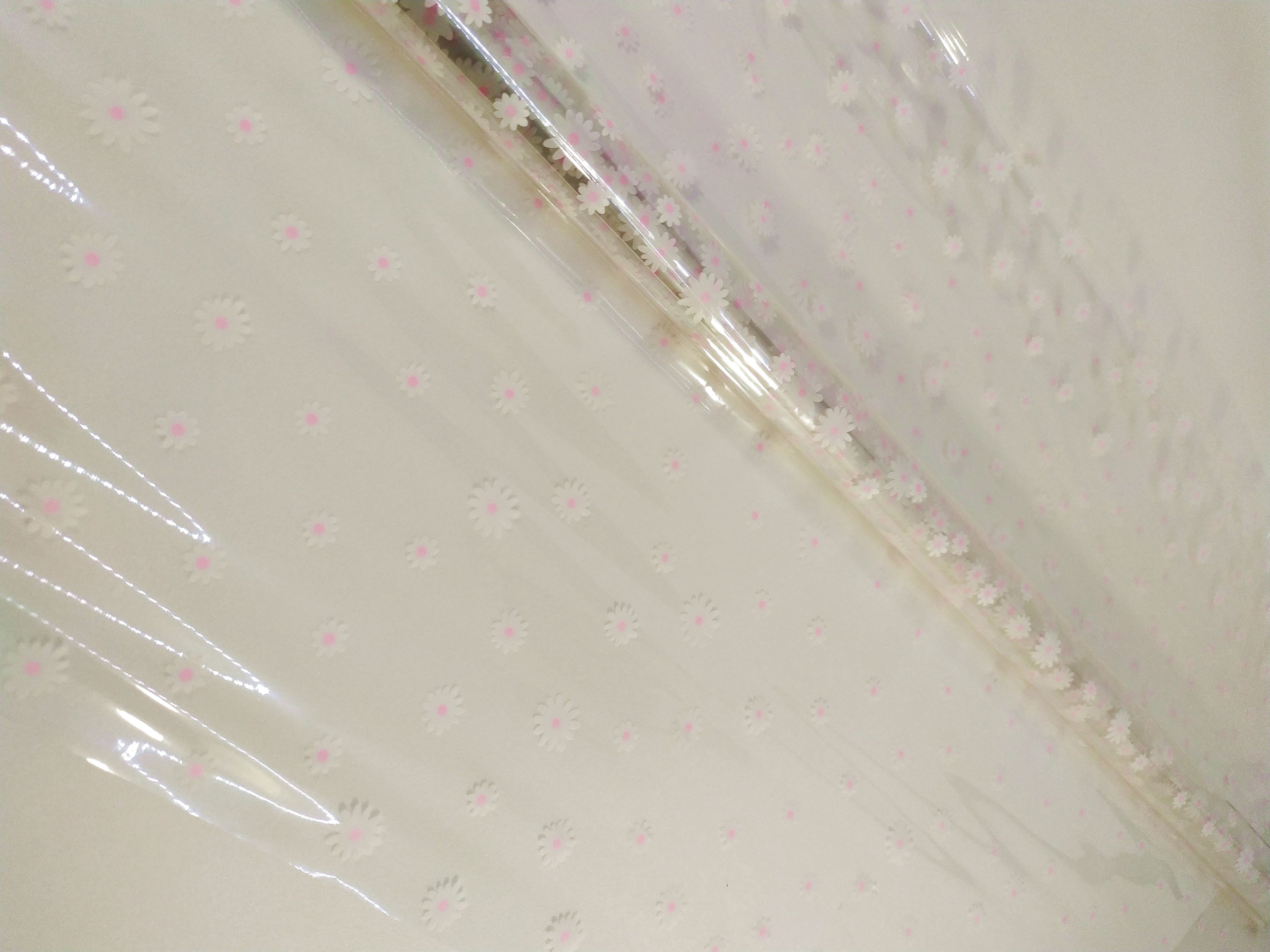 Пленка Маргаритка 70 см 0,200 кг, белый/розовый, 2009980170664