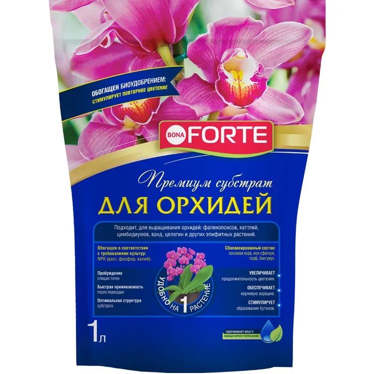 Bona Forte Субстрат для орхидей 1 л.