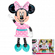 3433101, A 54 ХФ Минни Маус в розовом в упаковке / Minnie Mouse AWK P80 / 1 шт /, Фольгированный шар (США), 26635343312