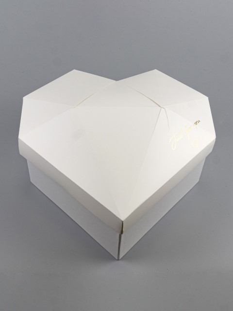 W5820, Набор коробок подарочных Сердце 3шт, 29,5х30xH12 см, белый, 2009980175287