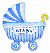 _901740, И 36 Коляска Это мальчик / Baby buggy boy / 1 шт /, Фольгированный шар (Испания),