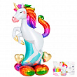 4242711, А 55 Фигура Большой единорог в упаковке / Unicorn rainbow P 70 / 1 шт /, Фольгированный шар (Китай), 26635424271