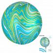 4139301, А 16 Сфера 3D Зелёно-голубой Мрамор в упаковке / Blue green Marblez Orbz G20 / 1 шт / (США), 26 635 413 930