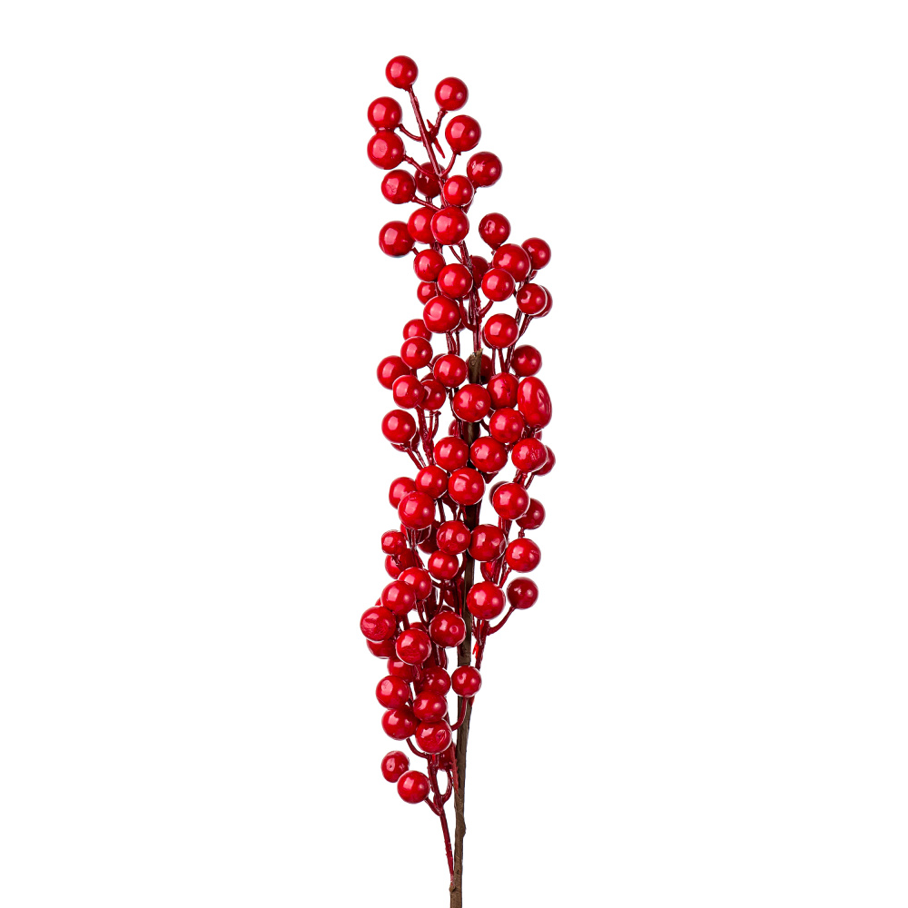 A0400-3, Ветка с ягодами, 57см, красн., 2009141513491