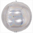 190048, K 24 3D Сфера серебряный голография / 3D Sphere silver holography  / 1 шт / (Китай), 4 670 078 704 870