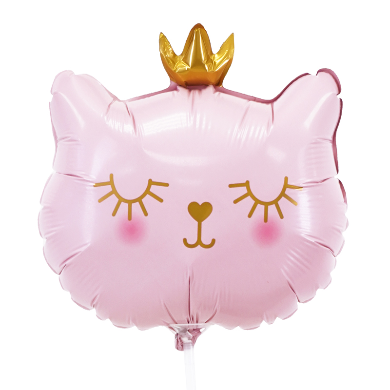 72074G, G 14 Котенок принцесса. Розовый / Cat Princess mini / 1 шт /, Фольгированный шар (Италия), 8050195720742