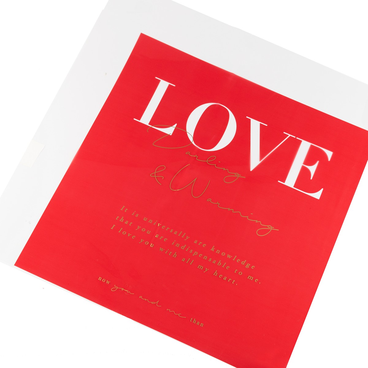 P.CAXL-LOVE-012, Пленка Love, 20 листов, 58х58см, красный, 4627197646789