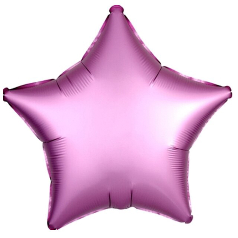 731800CP, К 18 Звезда мистик розовый / Star Chrome Pink / 1 шт. / Фольгированный шар (Китай), 4670078729828