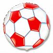 401506R, И 18 Круг Футбольный мяч (Красный) / Soccer Ball / 1 шт / (Испания), 4 620 034 240 164