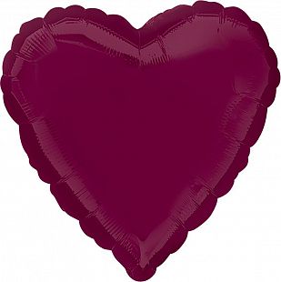 2301702, А 18 Сердце Ягодный / Berry Decorator Heart S15 / 1 шт /, Фольгированный шар (США), 26 635 230 179