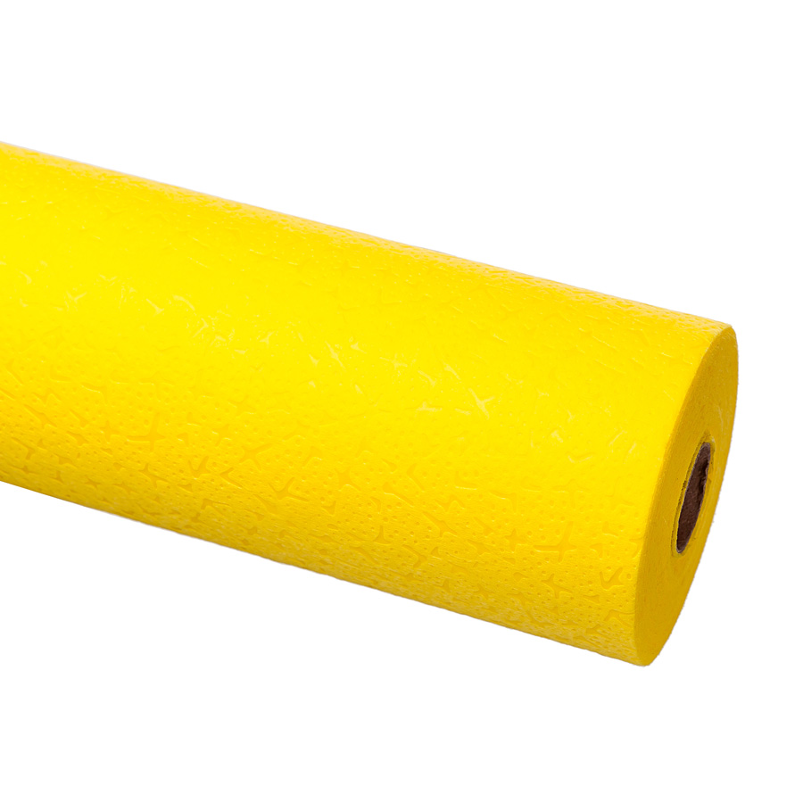 NW011-121-3D Упаковочный материал 3D Искры, 50см 10м, желтый 2009141477656
