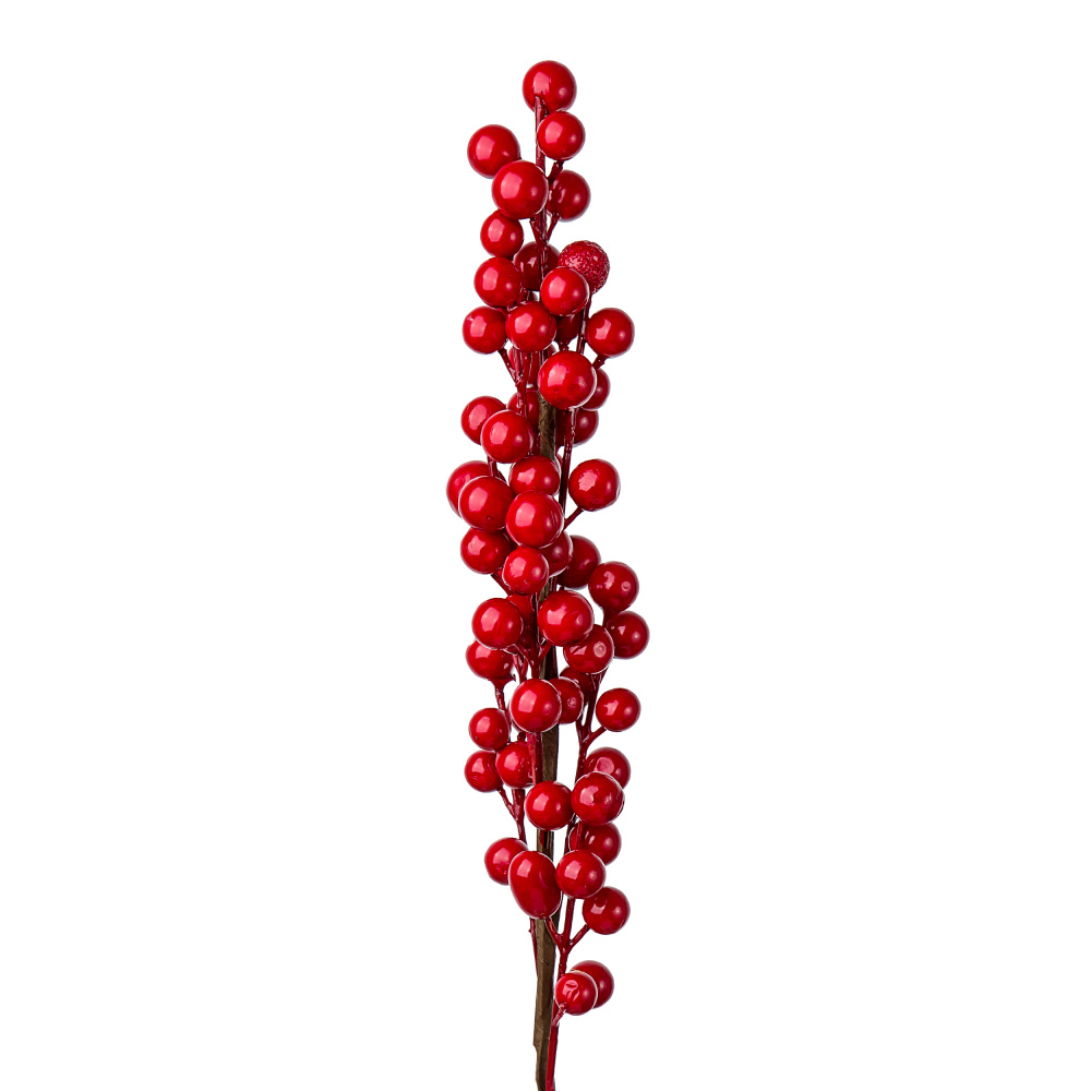 A0400-2, Ветка с ягодами, 52см, красн., 2009141513484