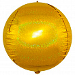 190047, K 24 3D Сфера золотой голография / 3D Sphere gold holography  / 1 шт / (Китай), 4 670 078 704 863