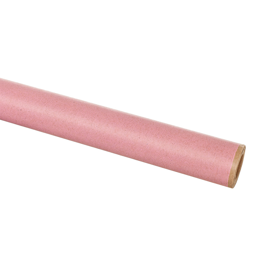Бумага упаковочая крафт 70 см 10 м, 0,420 кг,розовый, 2098161344437