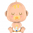 _72084G, G 31 Малыш с бутылочкой / Baby Shape / 1 шт /, Фольгированный шар (Италия),