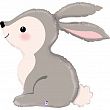 35879, G 36 Фигура Зайчик / Woodland Bunny / 1 шт /, Фольгированный шар (Италия), 30625358798