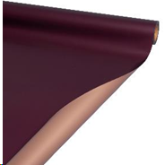 1532, Матовая Плёнка, двухсторонняя "Нужна и Точка", 58см*10m, цв. пурпурный/бежевый, 4610225431532