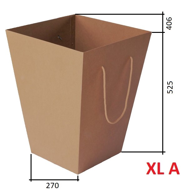 ,Коробка для букета 270х406х525, XL, крафт, 2240571152625