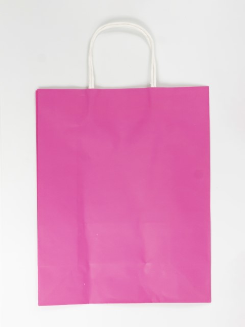 BNP-M-deep pink, Пакет подарочный (крафт), 26хH32,5см (в уп. 12 шт.), розовый, 2009980161341