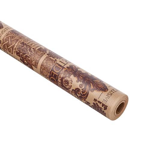 Бумага упаковочная крафт Лувр 60гр, 70 см 10 м, натуральный/коричневый 2009141499788