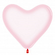 412609, S Сердца Кристал Пастельный 12 Розовый / Pink / 50 шт. / (Колумбия), 7 703 340 169 415