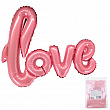 800-LP-QX, К 39 Надпись "LOVE" розовая в упаковке / Love Light Pink / 1 шт / (Китай), 4 630 038 294 001