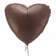 221066, Аг 19 Сердце Мистик какао / 1 шт /, Фольгированный шар (Россия), 4640122221066